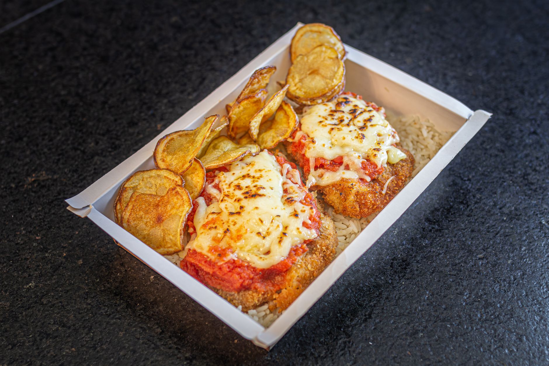 Plateaux repas équipe à Clichy